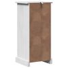 vidaXL Mobile da Bagno VIGO Marrone e Marrone Miele 37,5 x 34 x 80 cm