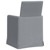 vidaXL Sedie da pranzo 2 pcs Grigio chiaro 57 x 67 x 95 cm Tessuto
