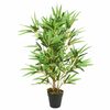 vidaXL Albero Bamb&ugrave; Artificiale 368 Foglie 80 cm Verde