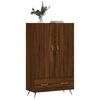 vidaXL Credenza Rovere Marrone 69,5x31x115 cm in Legno Multistrato