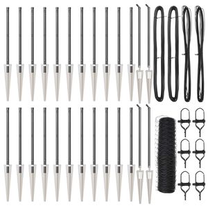 vidaXL Palo della recinzione Grigio