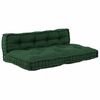 vidaXL Cuscino per Divano Pallet 2 pcs Verde 120 x 80 x 38 cm Tessuto