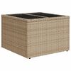 vidaXL Set Divano da Giardino 9 pz con Cuscini Beige in Polyrattan