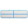 vidaXL Tappetino Ginnastica Gonfiabile con Pompa 800x100x20cm PVC Blu