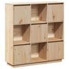 vidaXL Credenza 110,5x35x117 cm in Legno Massello di Pino