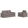 vidaXL Set di divani 2 pz Talpa Tessuto