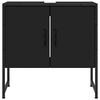 vidaXL Mobile Lavabo Bagno Nero 60x30x60 cm in Legno Multistrato