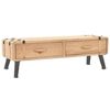 vidaXL Mobile TV in Legno Massello di Abete 120x33x35 cm