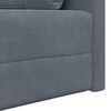 vidaXL Divano-letto da pavimento Grigio scuro 213 x 70 x 77 cm Velluto