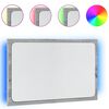 vidaXL Specchio da Bagno con LED Grigio Sonoma 60x8,5x38 cm Truciolato
