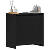 vidaXL Mobile da Bagno Nero 60x33x61 cm in Legno Multistrato