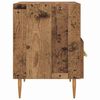vidaXL Comodino con cassetto 2 pcs Legno vecchio 40 x 35 x 47,5 cm