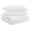vidaXL Set di Piumoni con cuscino 3 pz Bianco Piuma d'anatra