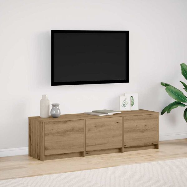 vidaXL Unit&agrave; TV Rovere artigianale 140 x 34 x 40 cm Legno multistrato