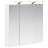 vidaXL Mobiletto per specchio da bagno Bianco 70 x 14,5 x 70 cm
