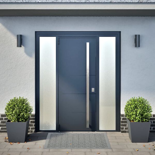 vidaXL Fioriere da Giardino 2 pz Antracite 40x40x40 cm in Acciaio