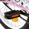 vidaXL Bici per Bambini con Trasportino Frontale 20'' Rosa e Nera