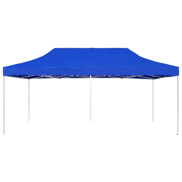 vidaXL Gazebo Professionale Pieghevole Alluminio 6x3 m Blu