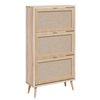 Finori Scarpiera Bali 49A Rovere Sonoma con Stampa Canna