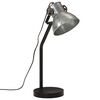 vidaXL Lampada da Scrivania 25 W Argento Vintage 17x17x60 cm E27
