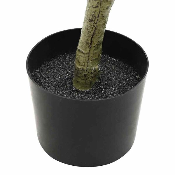 vidaXL Albero di Limoni Artificiale 136 Foglie 120 cm Verde