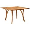 vidaXL Tavolo da Giardino 120x120x75 cm in Legno Massello di Acacia