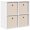 vidaXL Credenza con cassetto Bianco 59,5 x 27 x 57 cm