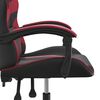 vidaXL Sedia Gaming Nero e Rosso Vino in Similpelle