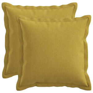vidaXL Federa 2 pcs HOUTEN Verde chiaro 30 x 30 cm Lino