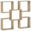 vidaXL Scaffale da parete Rovere Sonoma 99,5 x 17 x 91 cm