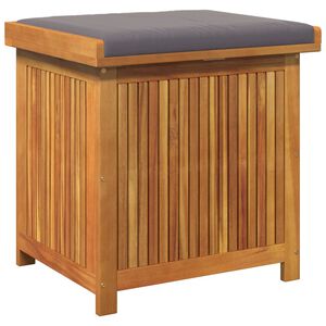 vidaXL Scatola Cuscini da Esterno 60x50x61 cm Legno Massello Acacia