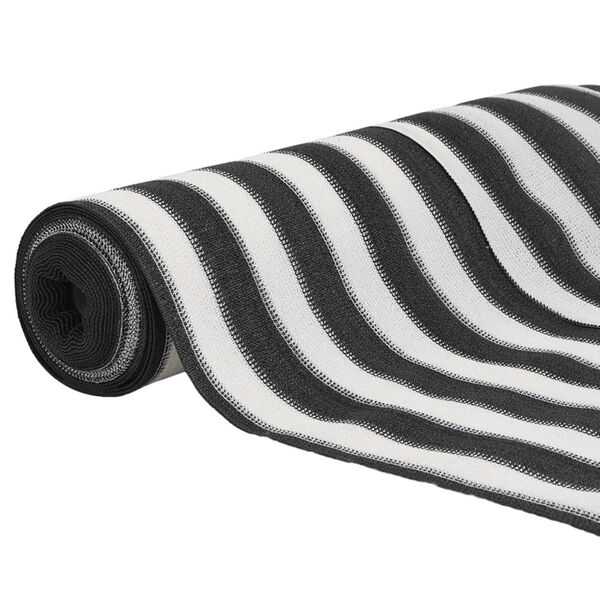 vidaXL Rete per Privacy Antracite e Bianca 1,5x50 m in HDPE 75 g/m²