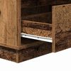 vidaXL Armadio da Notte con cassetto Legno vecchio 71 x 34,5 x 75 cm