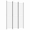 vidaXL Divisorio a 3 Pannelli bianco 150x220 cm in Tessuto