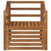 vidaXL Set di divani da esterno Naturale 67 x 63 x 73 cm