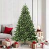 vidaXL Albero di Natale artificiale con 300 LED Verde 180 cm PE e PVC