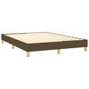 vidaXL Struttura Letto a Rete a Molle Marrone Scuro 140x190 cm Tessuto