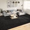 vidaXL Tappeto Shaggy PAMPLONA a Pelo Lungo Moderno Nero 300x400 cm