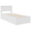 vidaXL Struttura del letto Bianco 100 x 200 cm Legno multistrato