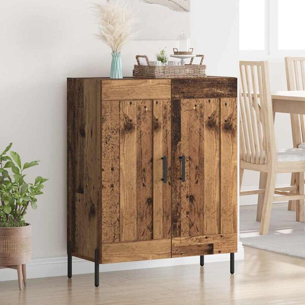 vidaXL Credenza Legno vecchio 69,5 x 34 x 90 cm