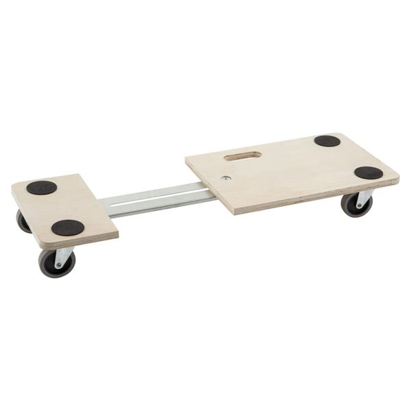 Practo Home Carrello Regolabile per Mobili 150 kg in Legno