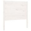 vidaXL Testiera per Letto Bianca 106x4x100cm in Legno Massello di Pino