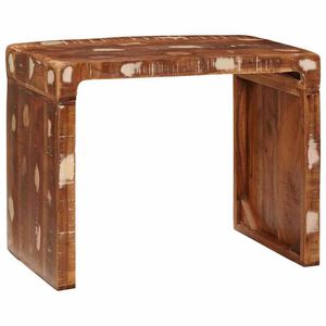 vidaXL Tavolino Marrone 60 x 35 x 46 cm Legno Recuperato Massello