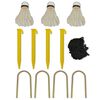 vidaXL Set Rete da Badminton con Volani 300x155 cm