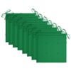 vidaXL Sedie da Giardino con Cuscini 8 pz in Massello di Acacia Grigie