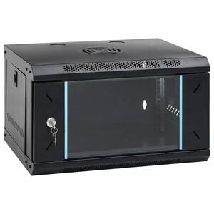 vidaXL Armadietto di rete Nero 53 x 45 x 30 cm Acciaio