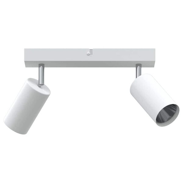 vidaXL Faretto da soffitto Bianco 26 x 5,5 x 16,5 cm Metallo