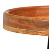 vidaXL Set Tavolini 3 pz in Legno Massello di Mango e Acciaio