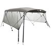 vidaXL Bimini di Prua Pareti Laterali Rete 4 Archi 243x(185-198)x137cm
