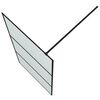vidaXL Parete Doccia Walk in 100x195 cm Vetro Smerigliato ESG